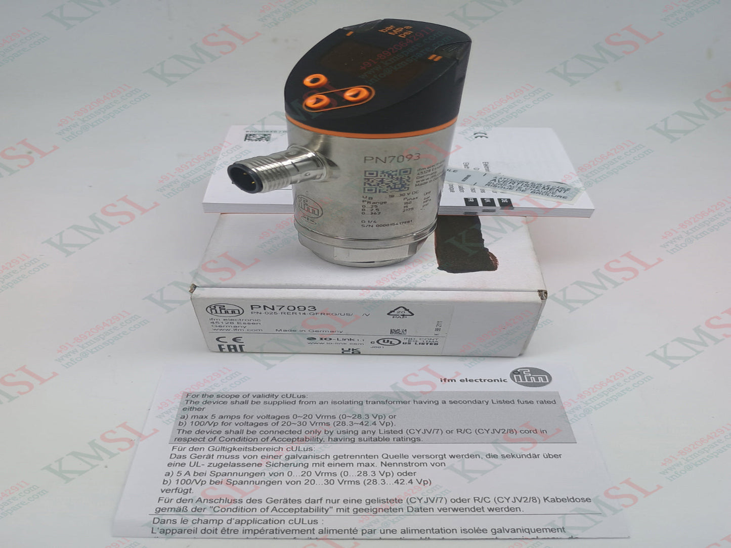 PN7093 IFM Pressure Sensor | Industrial Pressure Sensor – KMSPARE