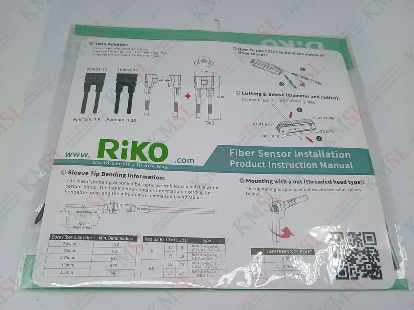 PRC-310 RIKO Fiber Optic Sensor – Industrial Automation Sensor | KMSPA ...