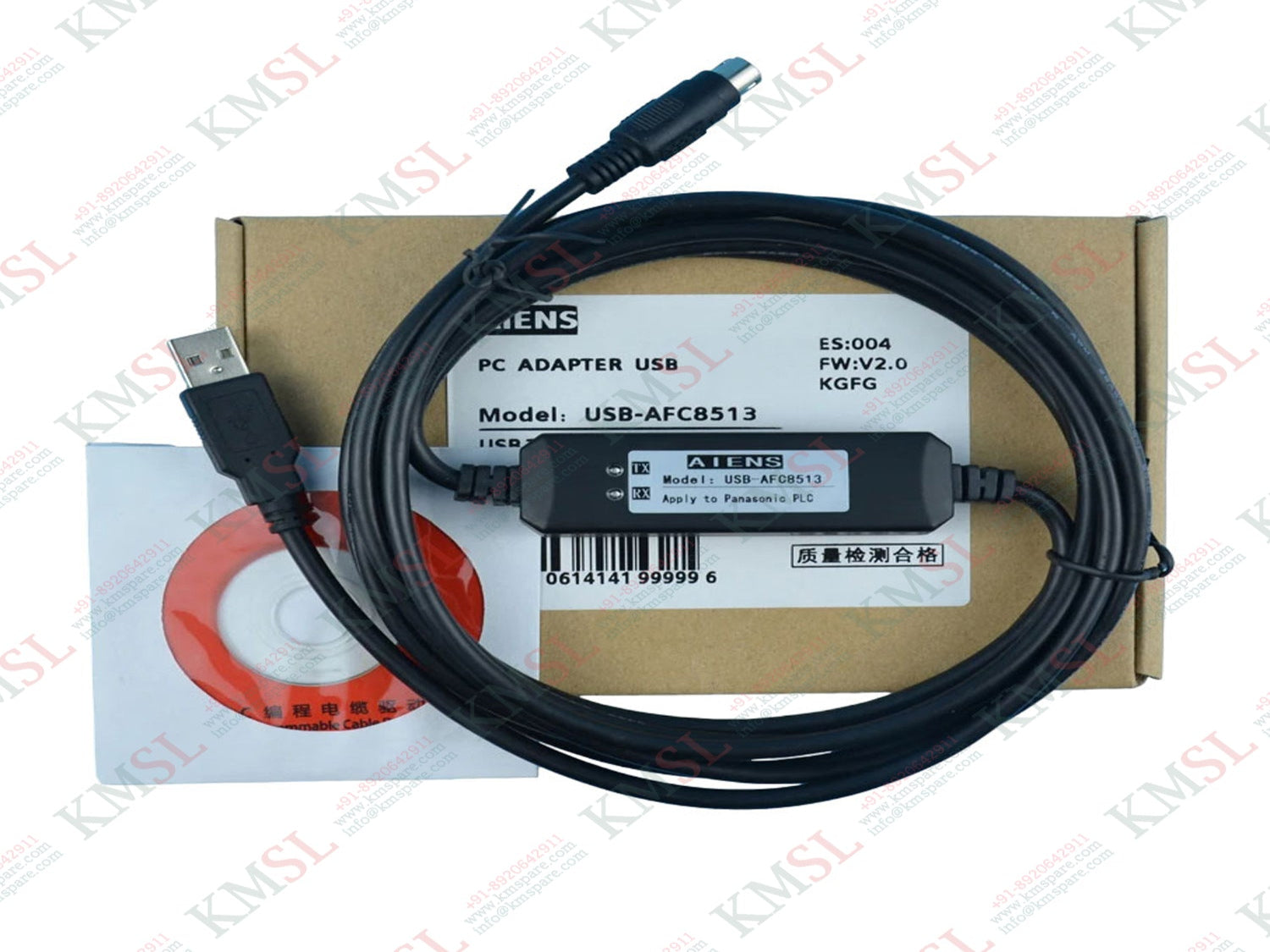 Panasonic USB-AFC8513 PLC Programming Cable | Reliable Automation Cable | KMSPARE