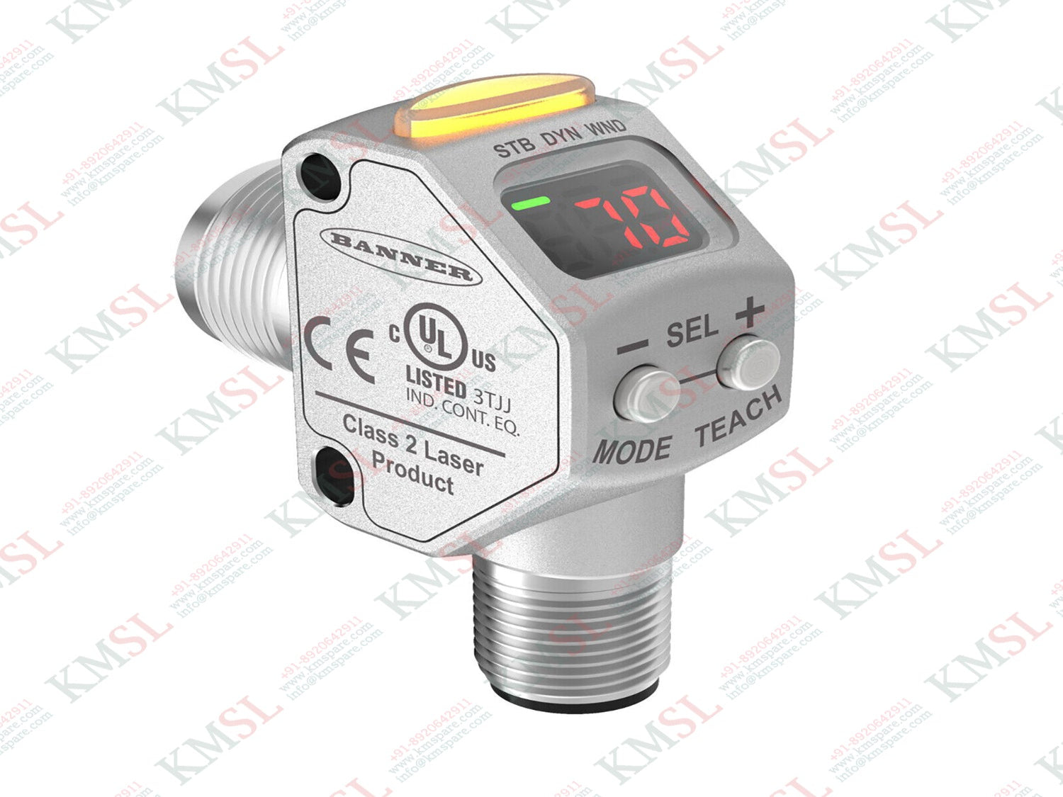 Banner Photoelectric Sensor, Q3XTBLD200-Q8 Banner