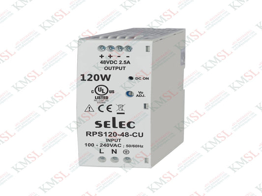 RPS120-48-CE Selec Din Rail Power Supply – Industrial Automation | KMSPARE