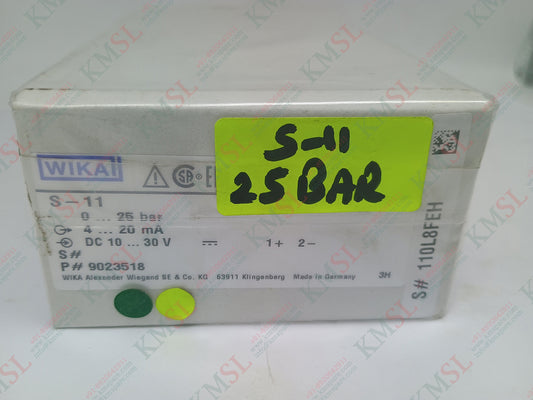 S-11 WIKA Flush Pressure Transmitter | Industrial Pressure Sensor – KMSPARE