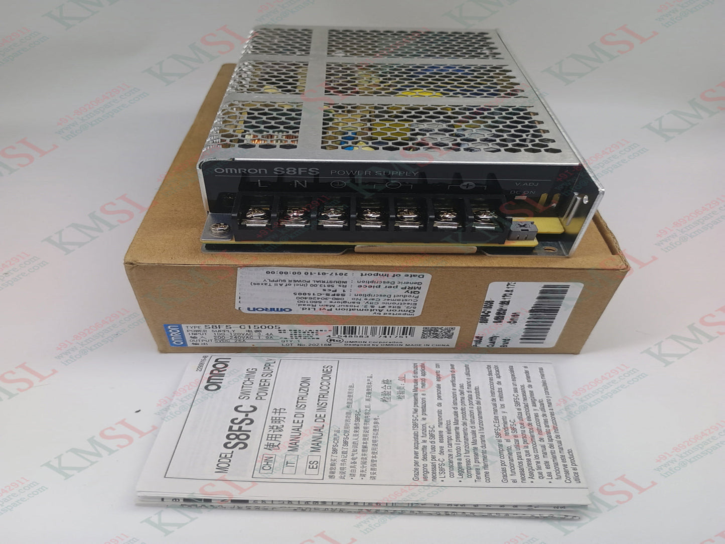 OMORON Power Supply, S8FS-C15005 OMORON