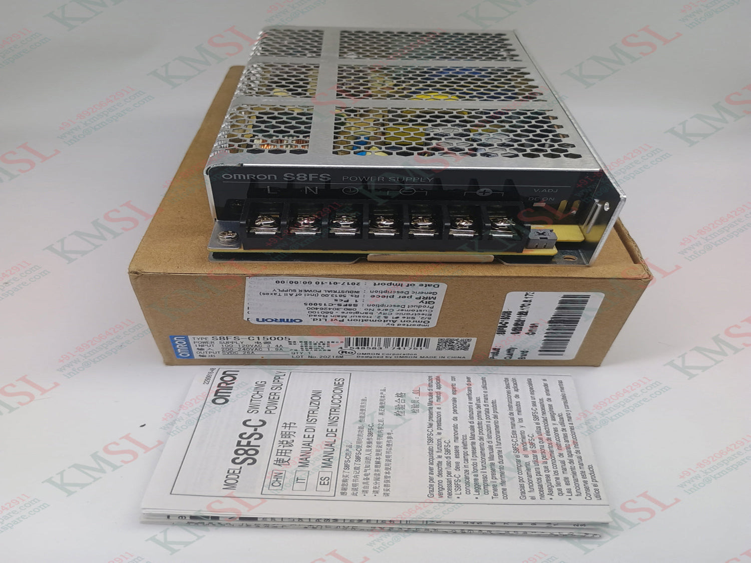 OMORON Power Supply, S8FS-C15005 OMORON