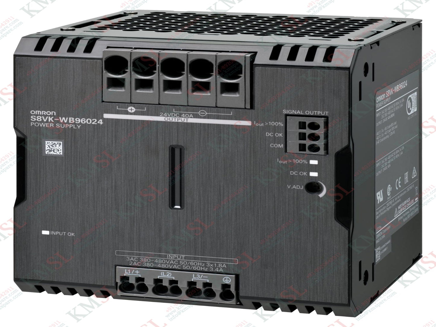 S8VK-WB96024 Omron Switch Mode Power Supply – 960W 24V DC | KMSPARE