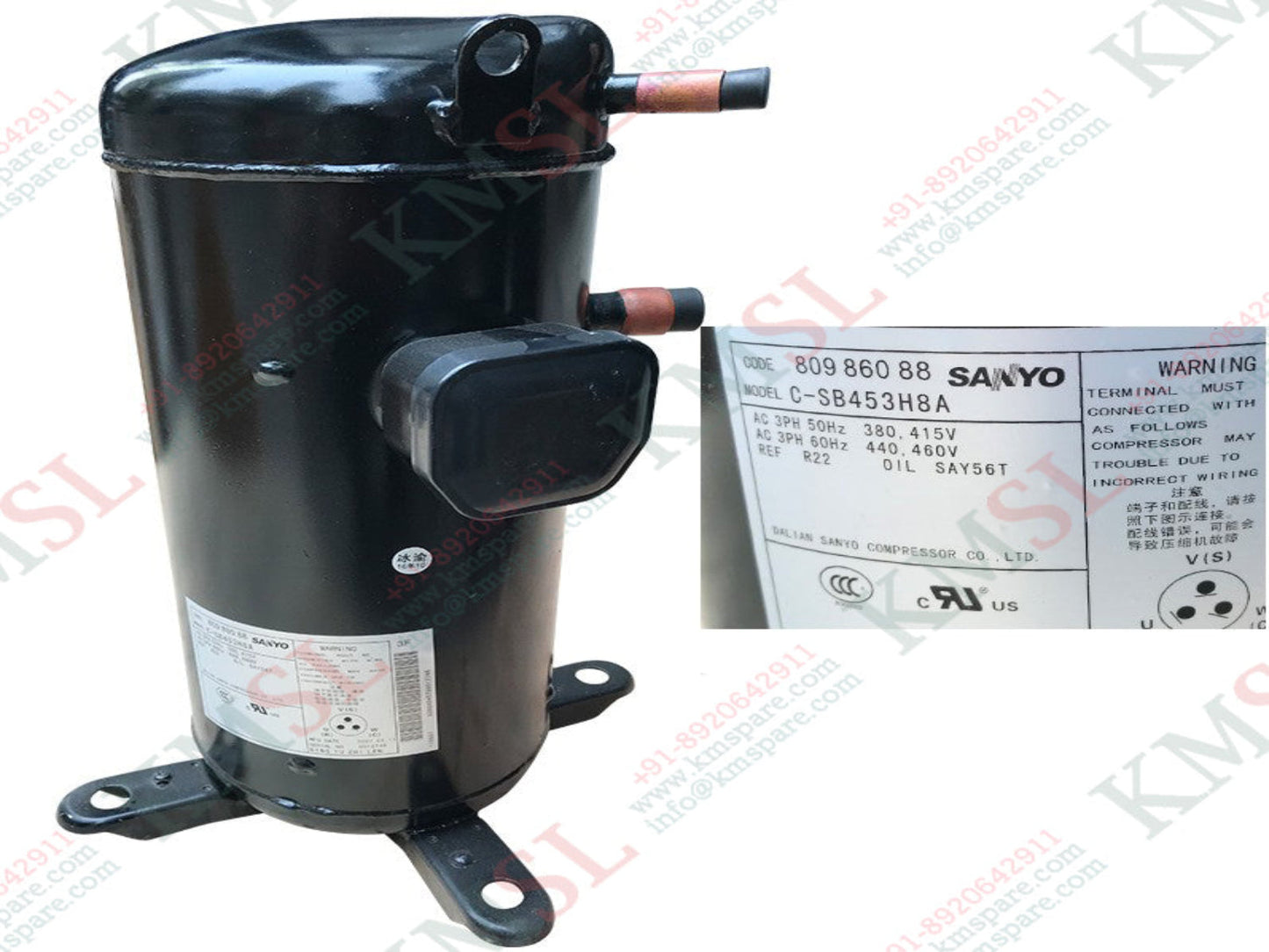 SC903H8H-R22 Panasonic Scroll Compressor - High-Efficiency HVAC Compressor | KMSPARE