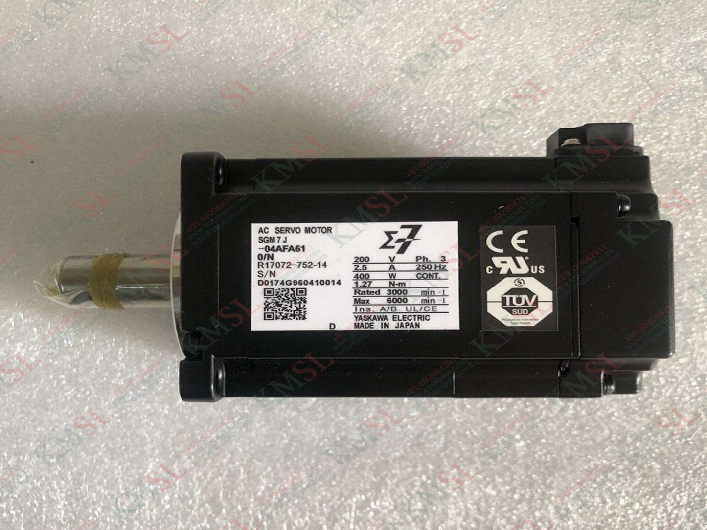 SGM7J-04AFA61 Yaskawa AC Servo Motor | Sigma-7 Servo Motor – KMSPARE
