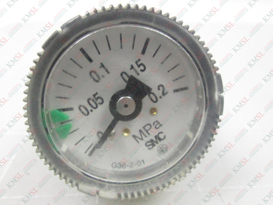 SMC Pressure Gauge G36-2-01 KXF0DR7AA00 | Industrial Pneumatic Gauge - KMspare