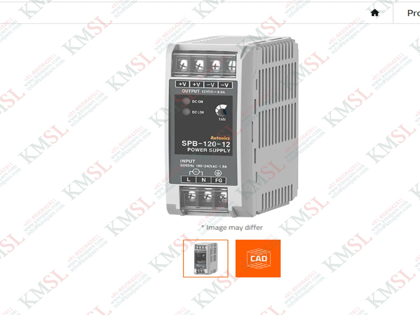SPB-120-12 AUTONICS SMPS – Industrial Switching Power Supply | KMSPARE