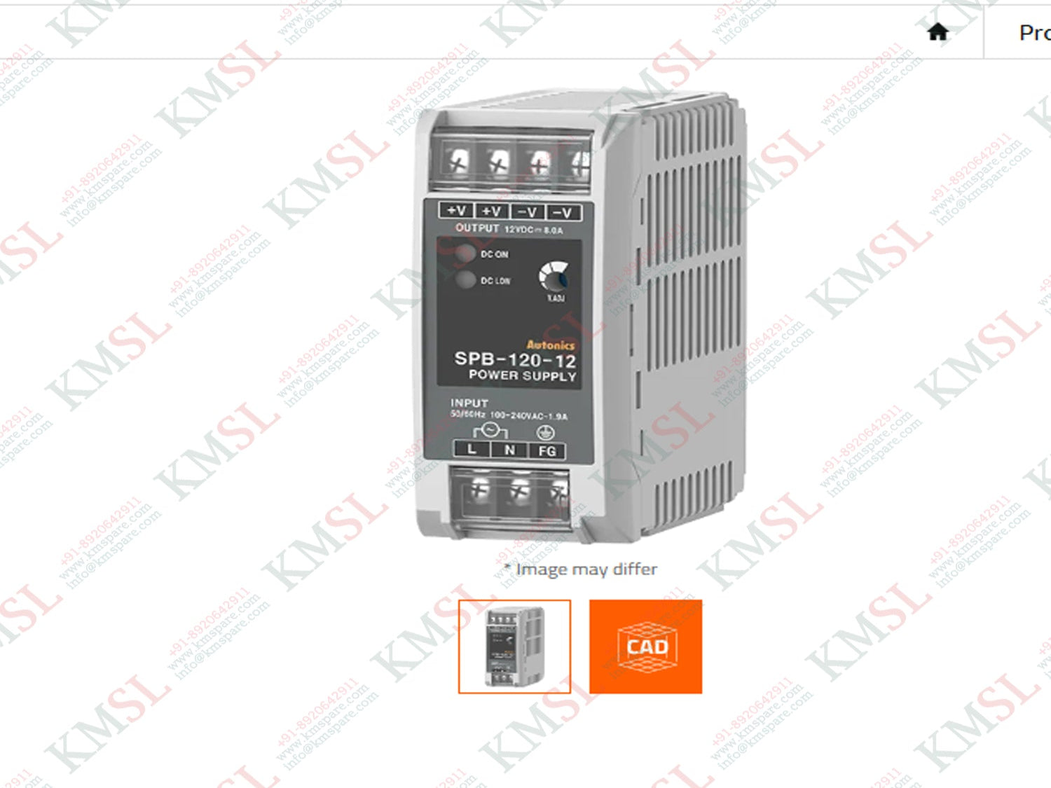 SPB-120-12 AUTONICS SMPS – Industrial Switching Power Supply | KMSPARE