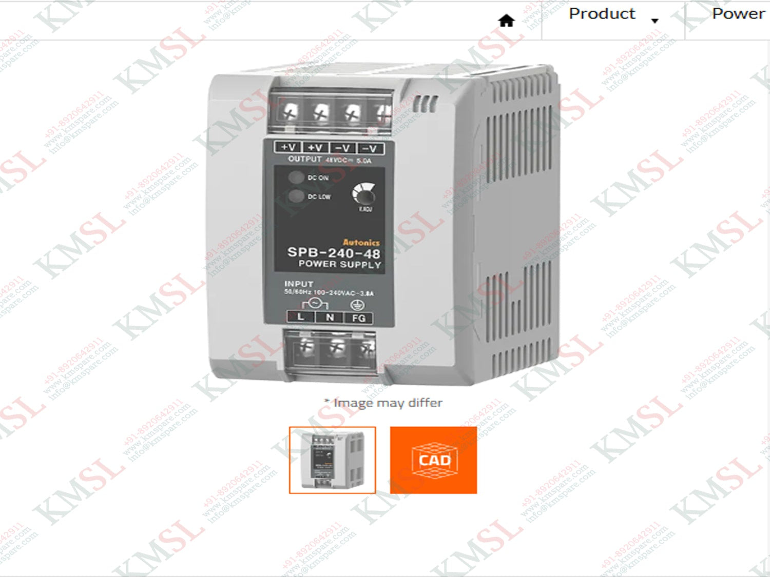 SPB-240-48 AUTONICS SMPS – Industrial Switching Power Supply | KMSPARE