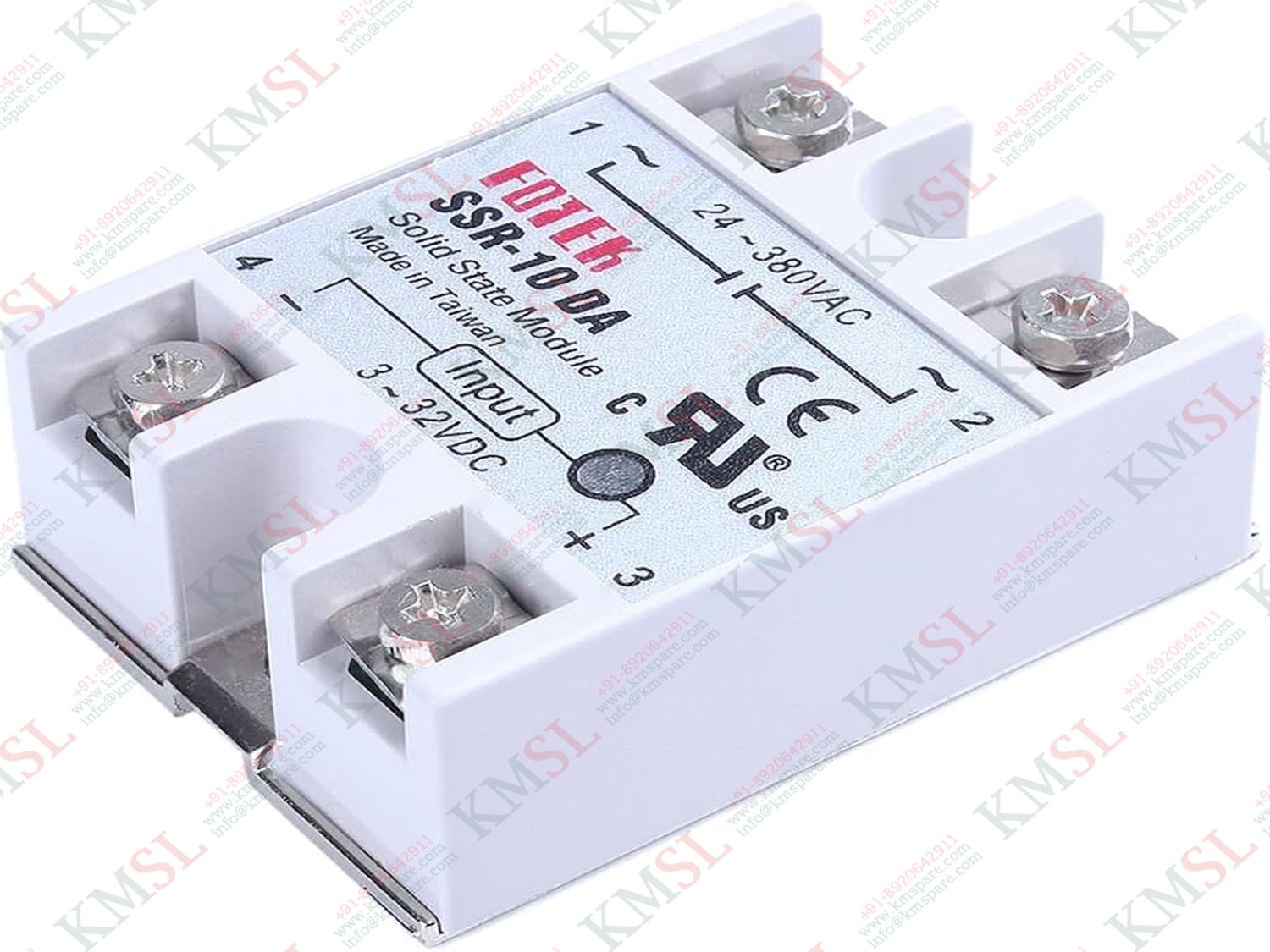 SSR-10DA Fotek Solid State Relay | DC to AC High Current SSR – KMSPARE