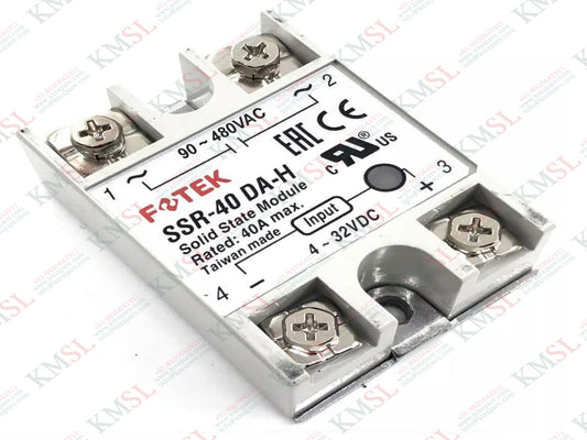 Fotek Solid State Relay, SSR-40DA-H Fotek