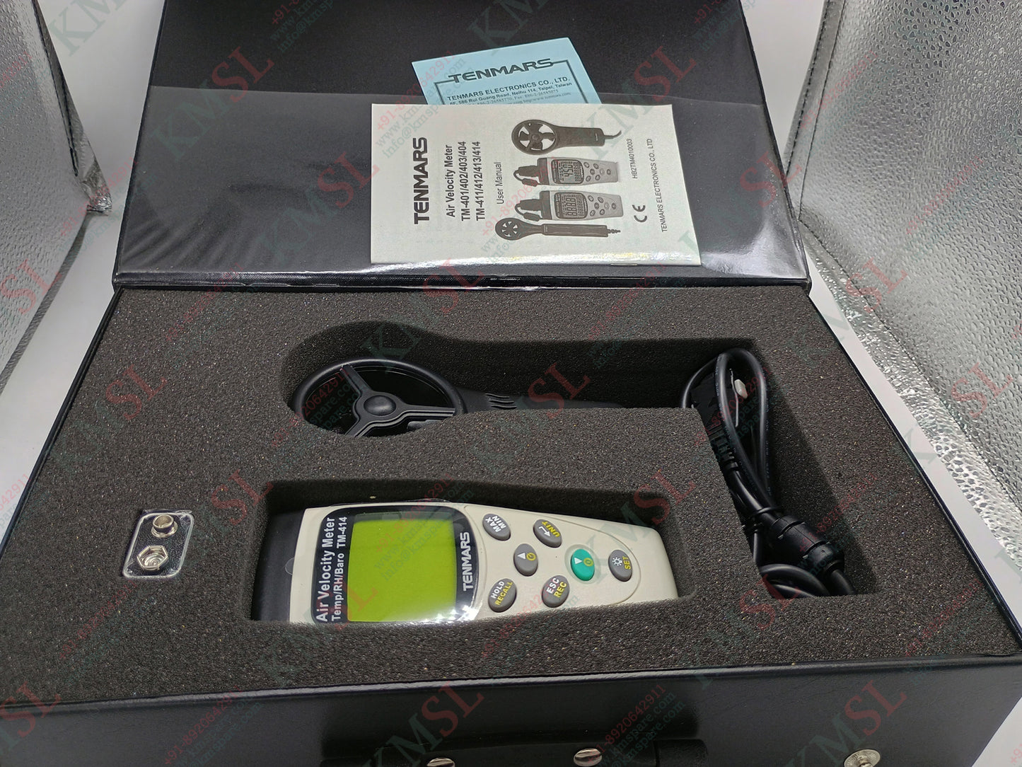 TENMARS TM-411 Air Velocity Meter | Precision Air Flow Measurement | KMSPARE