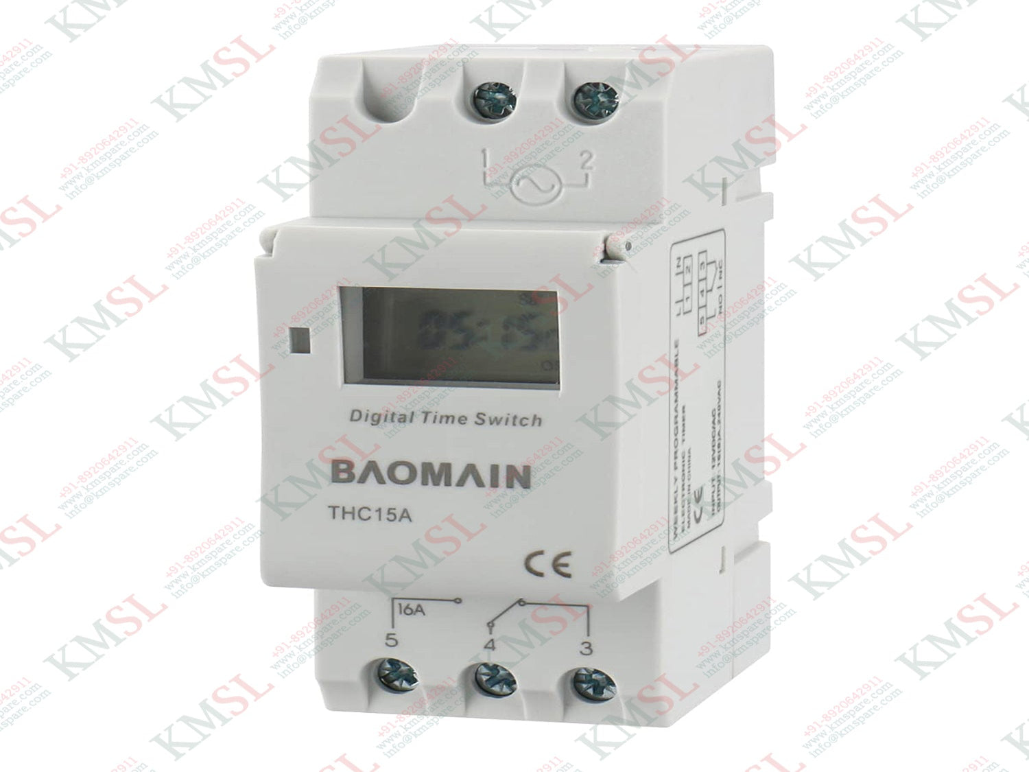 THC15A Baomain Digital Time Switch | Programmable Industrial Timer – KMSPARE