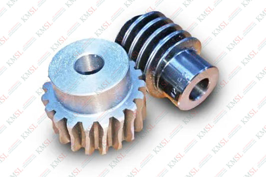 Two-head worm gear ..Two worm gears
