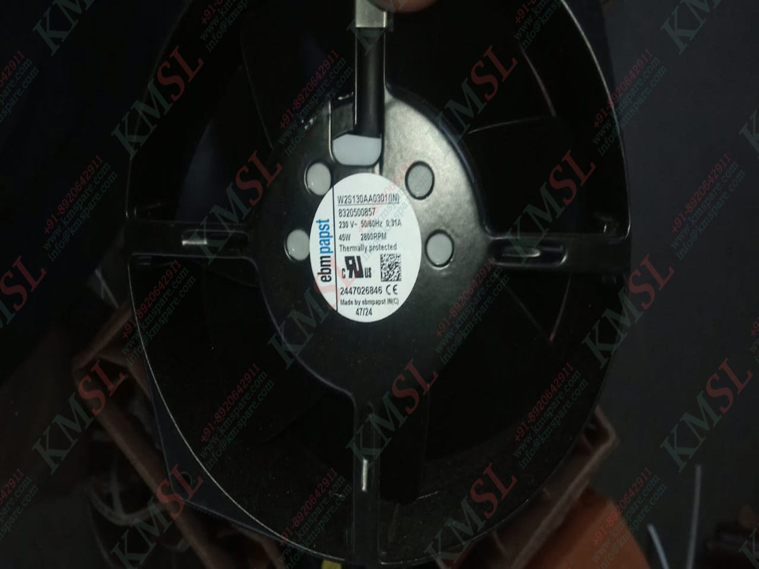 W2S130AA0301 EBM-Papst Air Cooling Fan | Industrial Ventilation Fan – KMSPARE