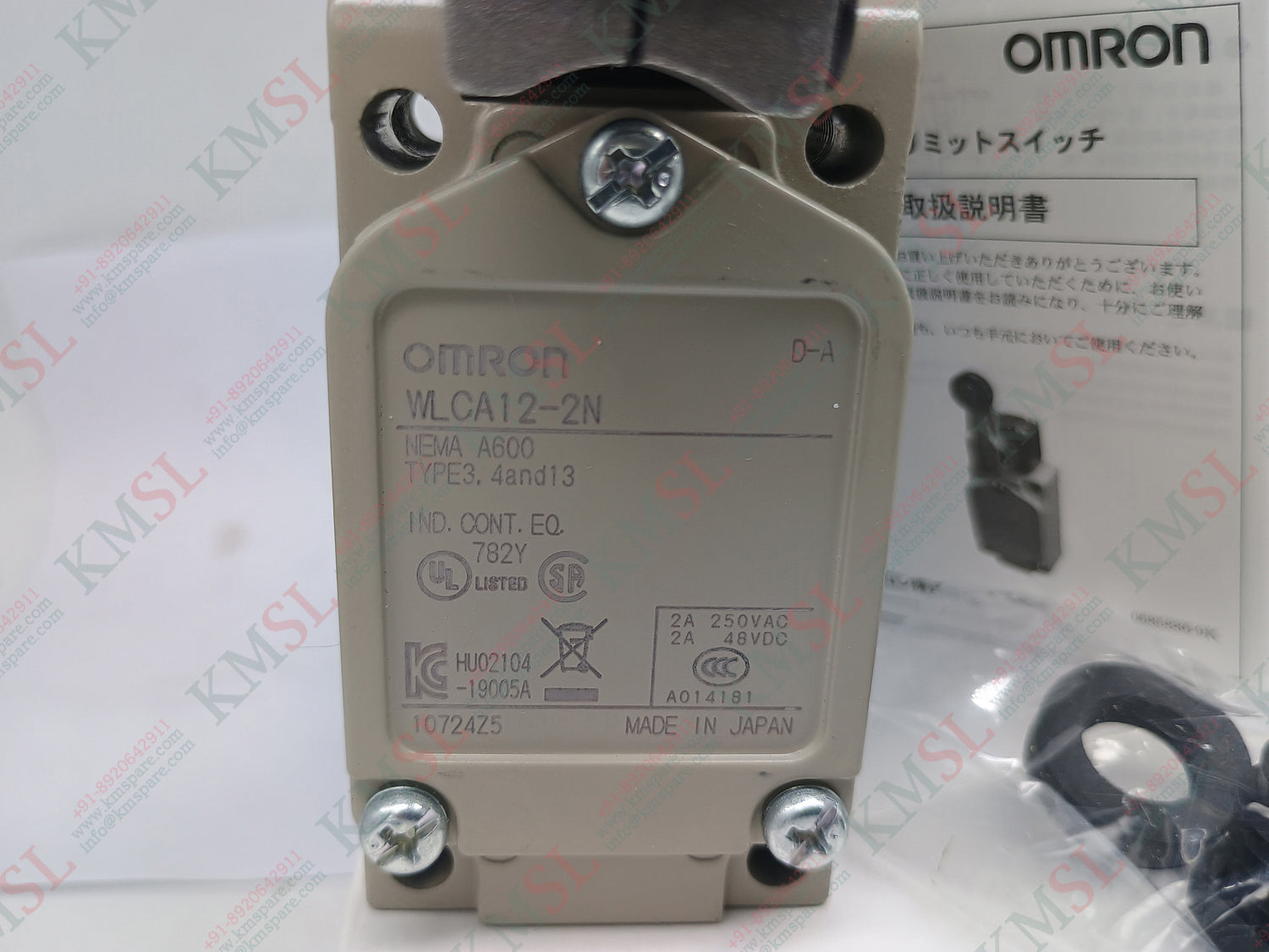 OMRON Limit Switch, WLCA12-2N OMRON