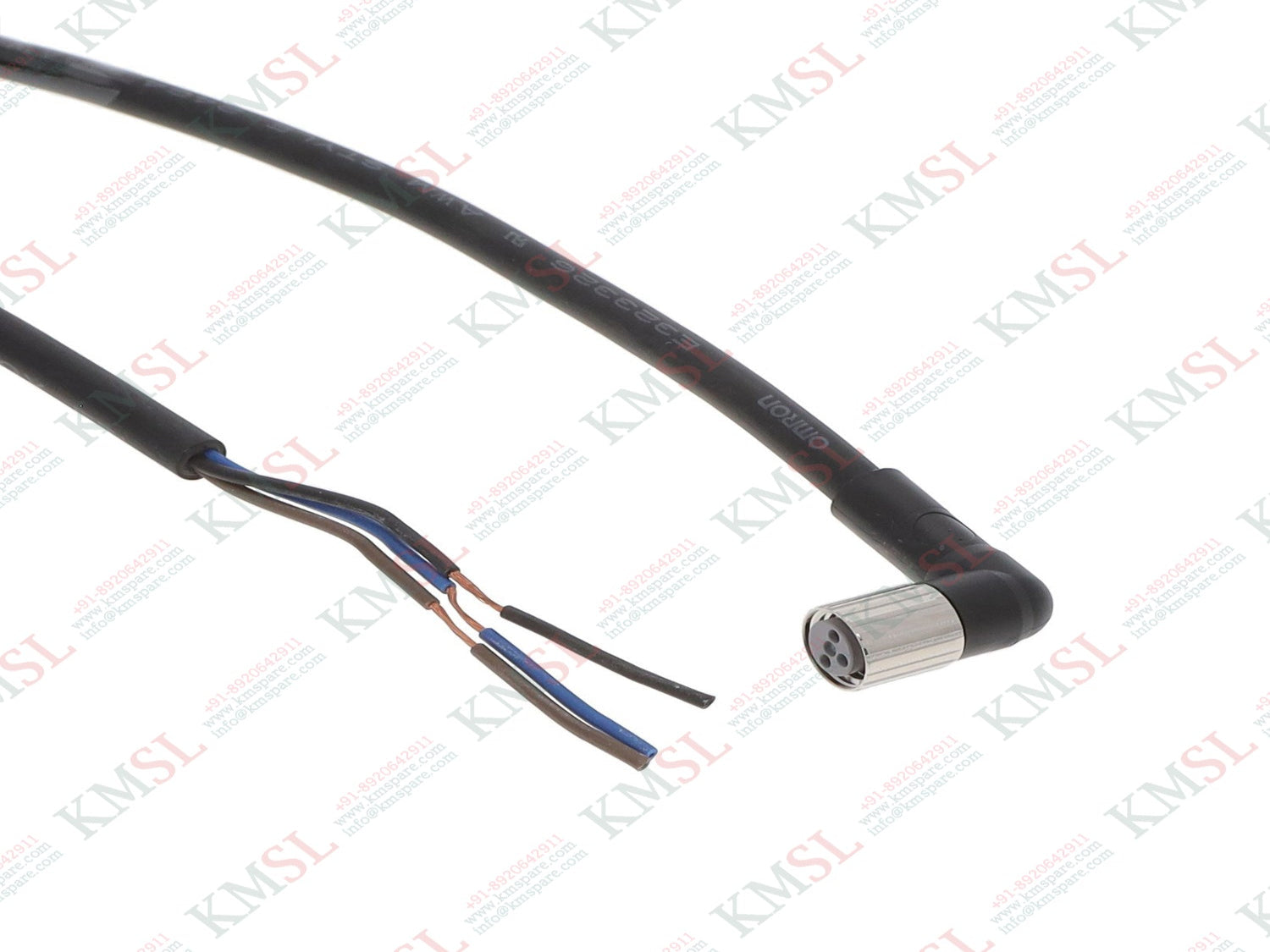 XS3F-M8PVC4A2M Omron Connector Cable – Reliable Industrial Automation Cable | KMSPARE