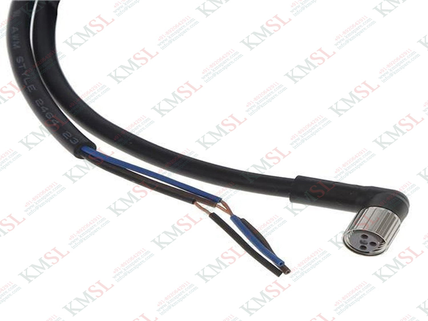 XS3F-M8PVC4S2M Omron Connector Cable – Reliable Industrial Automation Cable | KMSPARE