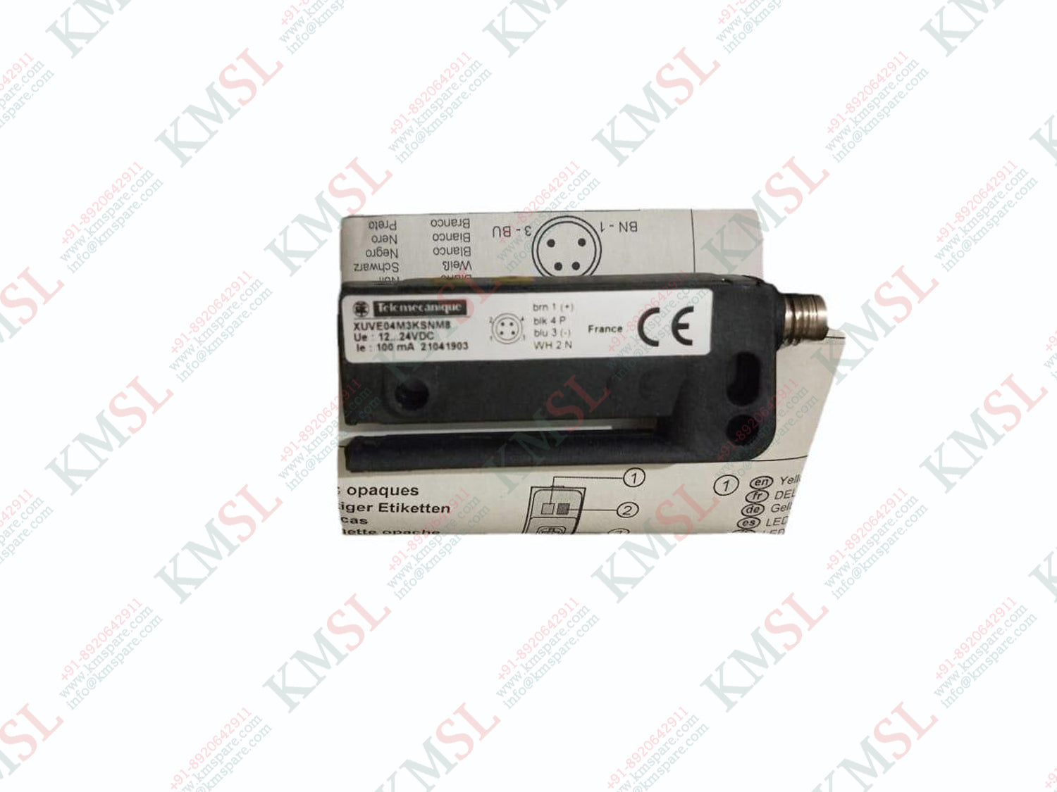 XUVE04M3KSNM8 Telemecanique Label Sensor – Reliable Industrial Label Detection Sensor | KMSPARE