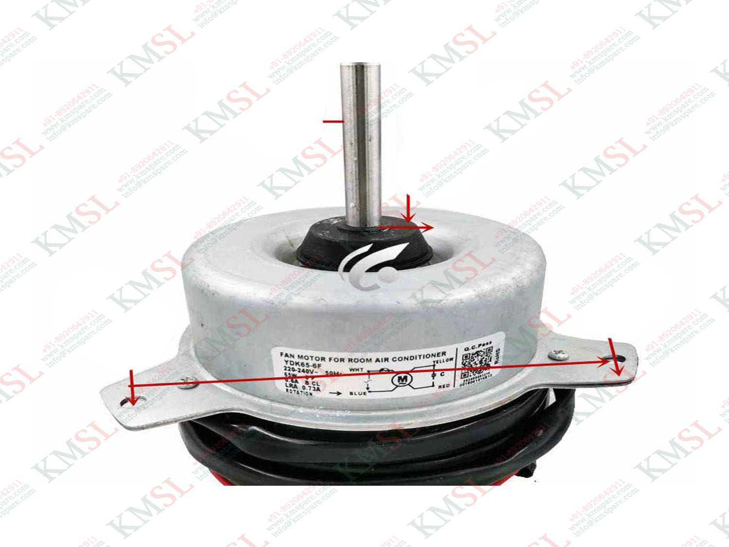 YDK65-6F Air Conditioner Motor – High-Performance HVAC Motor | KMSPARE
